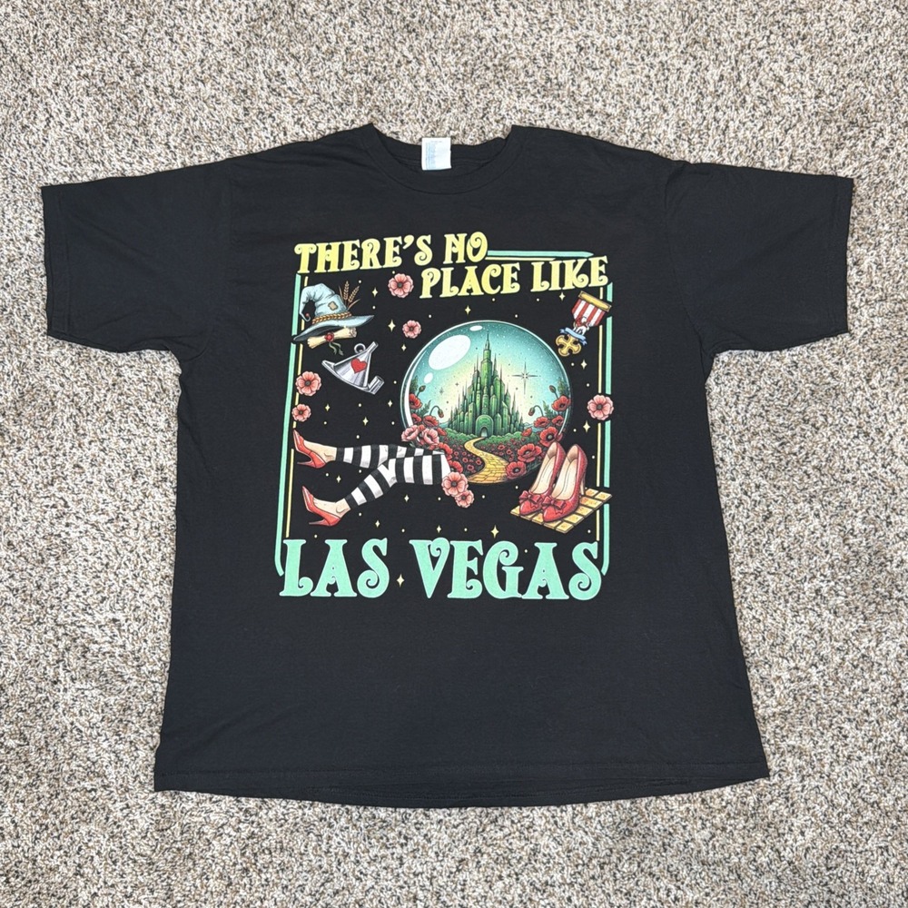 There's No Place Like Las Vegas XL Black T-Shirt